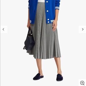 Ralph Lauren houndstooth midi skirt